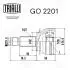 ШРУС Subaru Forester SH (08-) 2.0i (н27/вн30)(наруж. перед.) (GO 2201) Trialli GO2201 (фото 3)