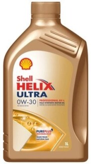 Олива моторна 0W-30 1L HELIX ULTRA PROFESSIONAL AV-L,ACEA C3,VW 507.00/504.00 SHELL 550046303