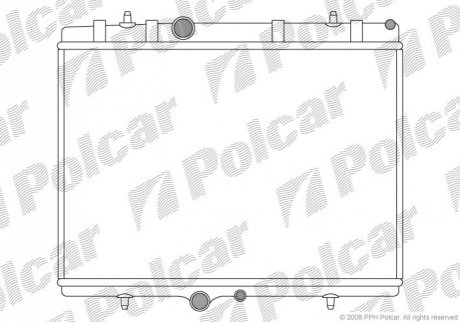 Радиатор охлаждения Polcar 571008-4