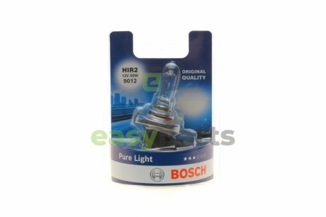 Автолампа HIR2 12V 55W PX22d Pure Light BOSCH 1 987 301 039