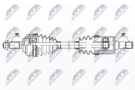 DRIVESHAFT NTY NPW-HD-087