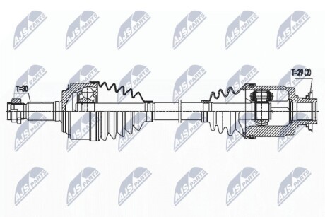 DRIVESHAFT NTY NPW-HD-089 (фото 1)