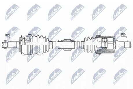 DRIVESHAFT NTY NPW-HD-092