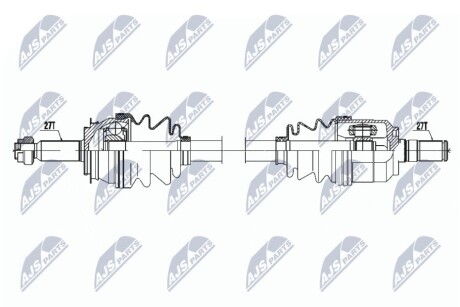 DRIVESHAFT NTY NPW-HY-615