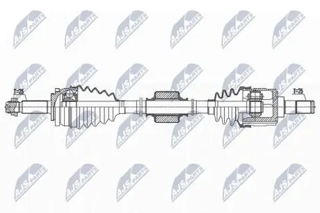 DRIVESHAFT NTY NPW-HY-617