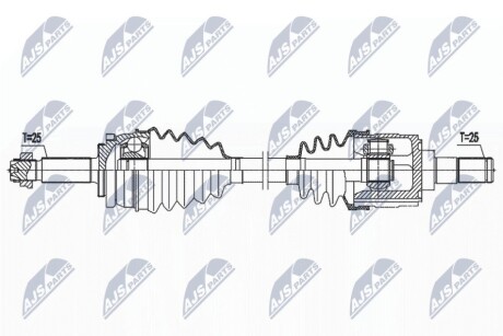 DRIVESHAFT NTY NPW-HY-618 (фото 1)