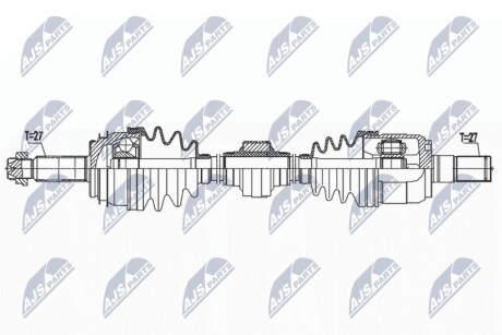 DRIVESHAFT NTY NPW-HY-620