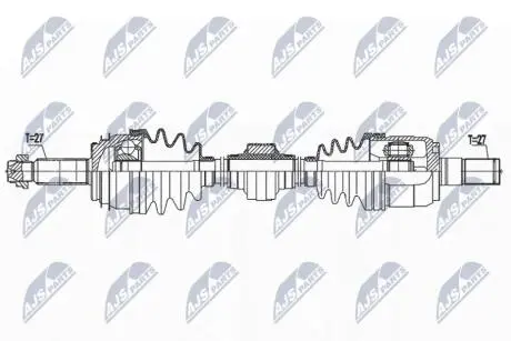 DRIVESHAFT NTY NPW-HY-620