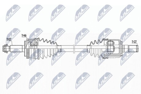 DRIVESHAFT NTY NPW-HY-621