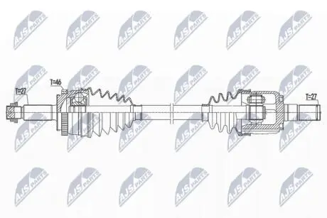 DRIVESHAFT NTY NPW-HY-621