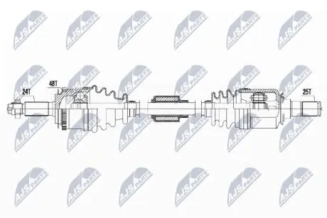 DRIVESHAFT NTY NPW-HY-622