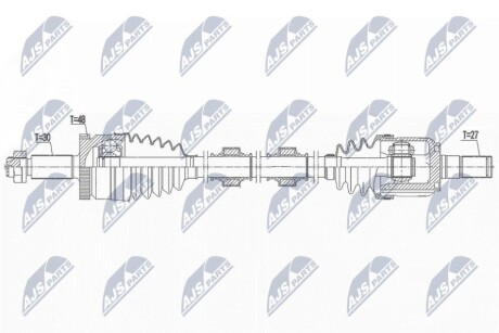 DRIVESHAFT NTY NPW-KA-390