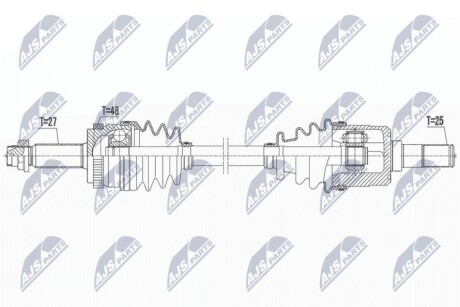 DRIVESHAFT NTY NPW-KA-392