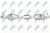 DRIVESHAFT NTY NPW-KA-398 (фото 1)