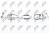 DRIVESHAFT NTY NPW-KA-398 (фото 1)