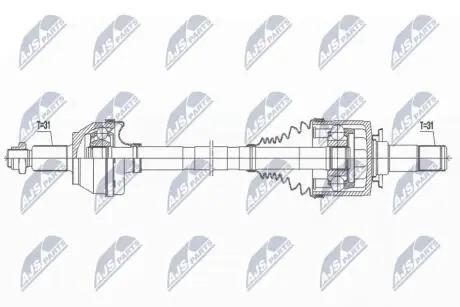 DRIVESHAFT NTY NPW-LR-023