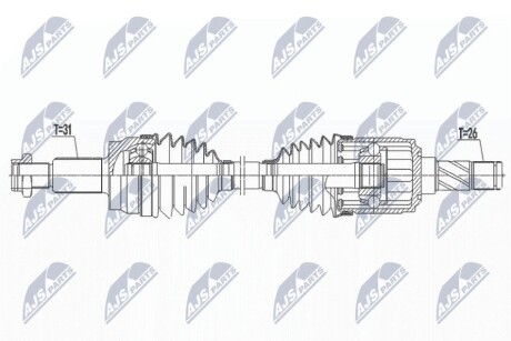 DRIVESHAFT NTY NPW-LR-025