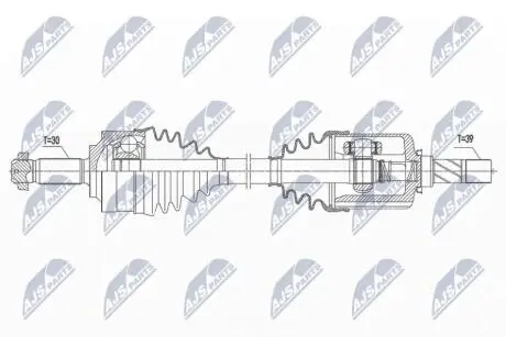 DRIVESHAFT NTY NPW-ME-150