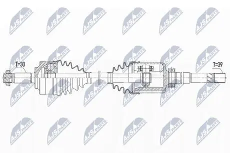 DRIVESHAFT NTY NPW-ME-152