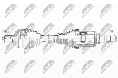 DRIVESHAFT NTY NPW-ME-154