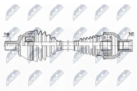 DRIVESHAFT NTY NPW-ME-158