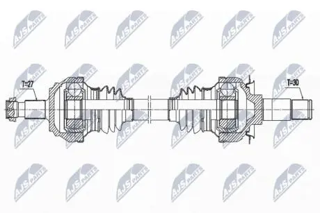 DRIVESHAFT NTY NPW-ME-160