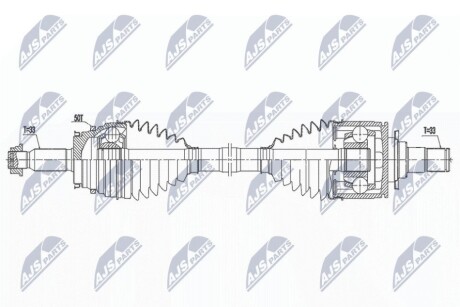 DRIVESHAFT NTY NPW-MS-075