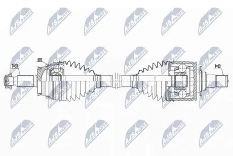 DRIVESHAFT NTY NPW-MS-075