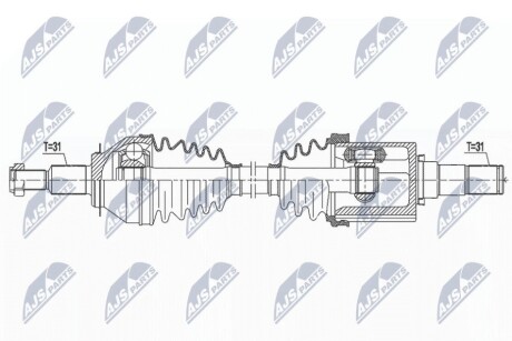 DRIVESHAFT NTY NPW-MZ-074