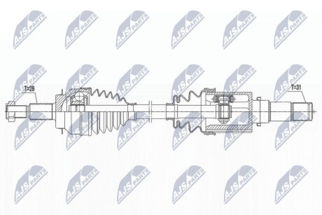 DRIVESHAFT NTY NPW-MZ-078