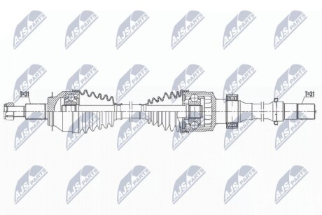 DRIVESHAFT NTY NPW-MZ-082