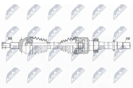 DRIVESHAFT NTY NPW-MZ-082