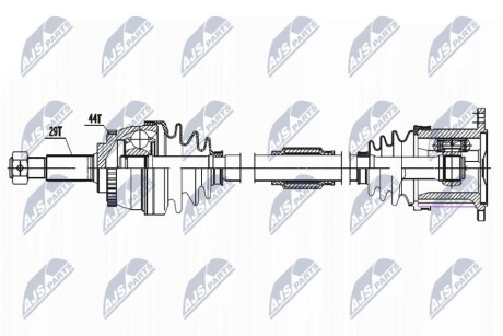 DRIVESHAFT NTY NPW-NS-161