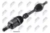 Фото 2 - driveshaft NTY NPW-NS-162 DRIVESHAFT NTY NPW-NS-162 (фото 2)