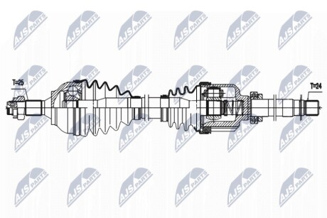 DRIVESHAFT NTY NPW-PE-087