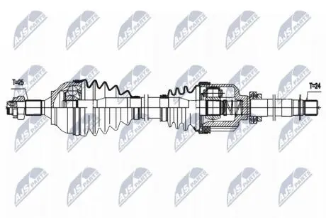 DRIVESHAFT NTY NPW-PE-087