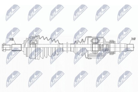 DRIVESHAFT NTY NPW-PE-089