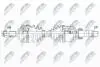 DRIVESHAFT NTY NPW-PE-091 (фото 1)