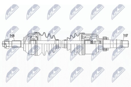 DRIVESHAFT NTY NPW-PE-091