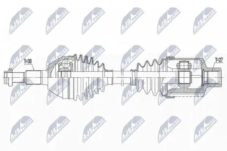 DRIVESHAFT NTY NPW-PL-146
