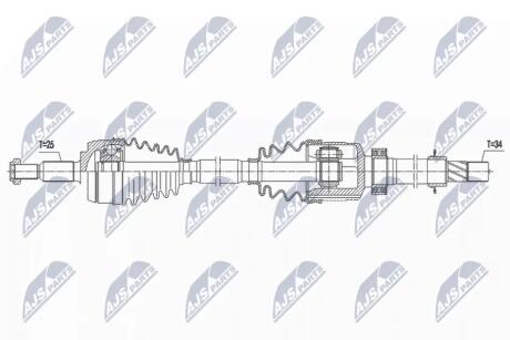 DRIVESHAFT NTY NPW-RE-188