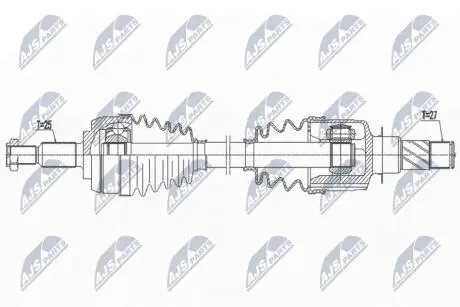 DRIVESHAFT NTY NPW-RE-189