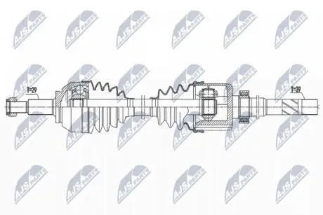 DRIVESHAFT NTY NPW-RE-192