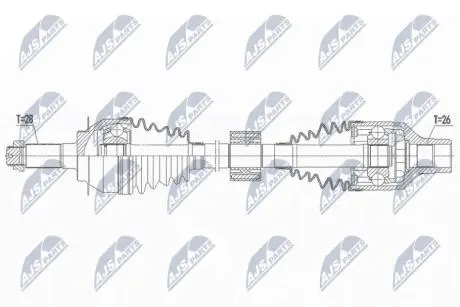 DRIVESHAFT NTY NPW-SU-054