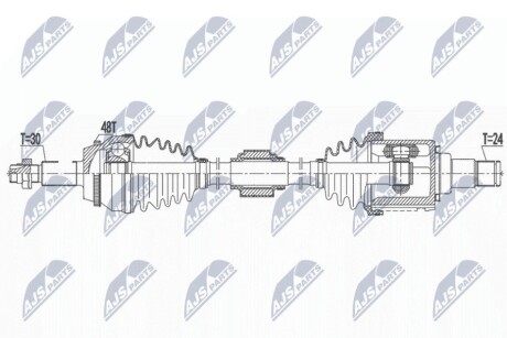 DRIVESHAFT NTY NPW-TY-180