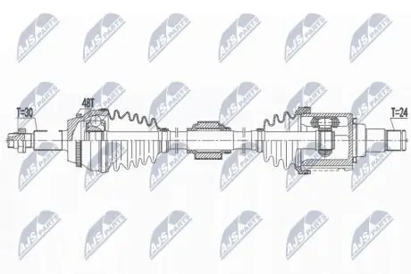 DRIVESHAFT NTY NPW-TY-180