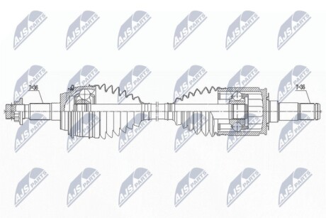 DRIVESHAFT NTY NPW-TY-181