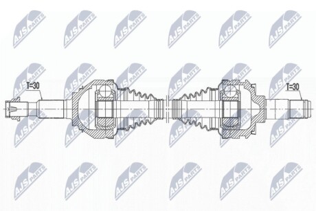 DRIVESHAFT NTY NPW-TY-182