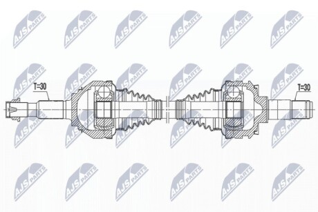 DRIVESHAFT NTY NPW-TY-183