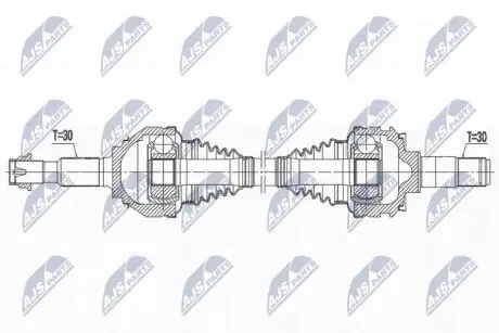 DRIVESHAFT NTY NPW-TY-183